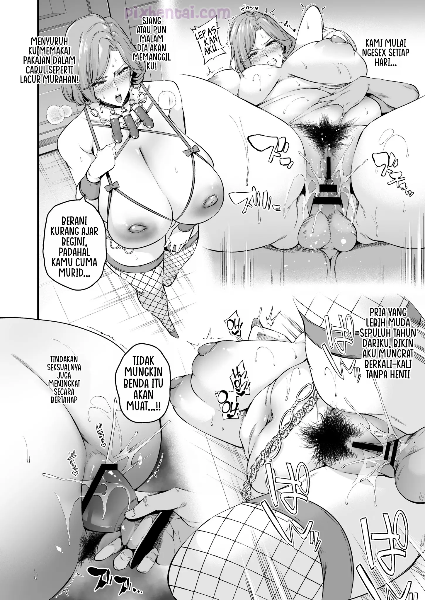 Komik hentai xxx manga sex bokep The sow principal of Shiramine Academy prologue 35